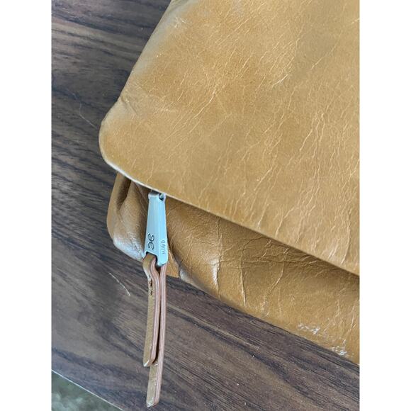 Hobo International Mari Crossbody Leather Purse Camel Tan Color Boho Western - Picture 3 of 11